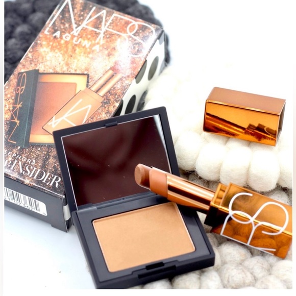 NWT NARS Laguna Sephora Birthday Mini Set Bronzing Powder + Afterglow Lip Balm - Picture 2 of 6